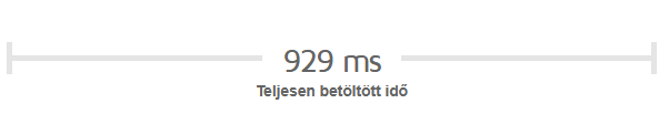 Digiösvény weboldal sebesség mérés: 929 ms teljesen betöltött idő. Technikai weboldal optimalizálás Budapest és gyors weboldal fejlesztés KKV szektor számára.